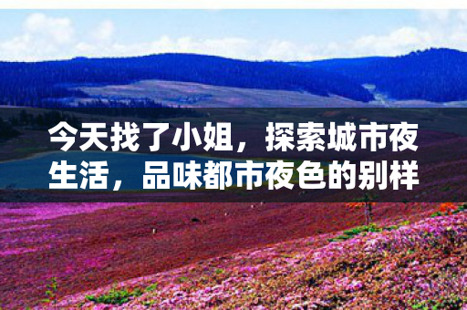 品味都市夜色的别样风情图片