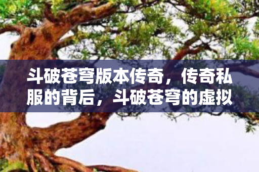 斗破苍穹版本传奇，传奇私服的背后，斗破苍穹的虚拟世界