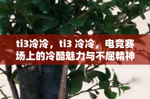 ti3冷冷，ti3 冷冷，电竞赛场上的冷酷魅力与不屈精神