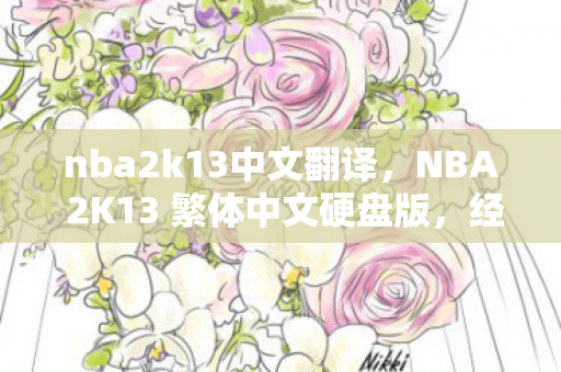 NBA 2K13 繁体中文硬盘版图片
