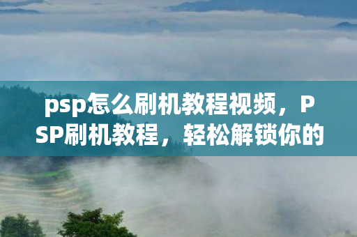 轻松解锁你的PlayStation Portable图片