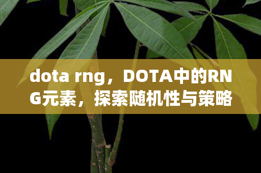 dota rng，DOTA中的RNG元素，探索随机性与策略深度