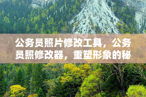 公务员照片修改工具图片