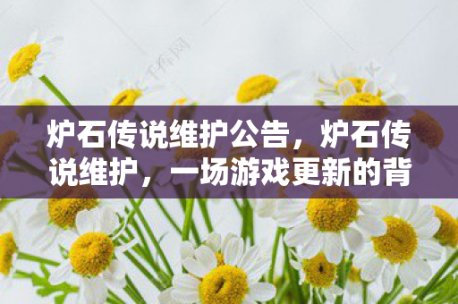 一场游戏更新的背后图片