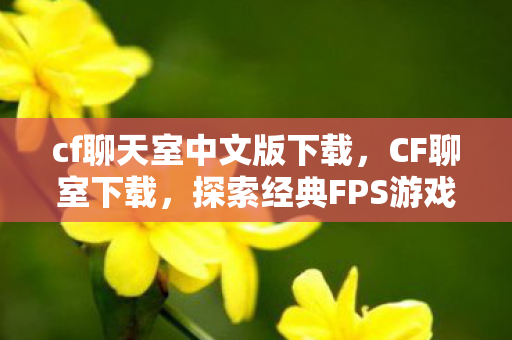 探索经典FPS游戏的社交新体验图片