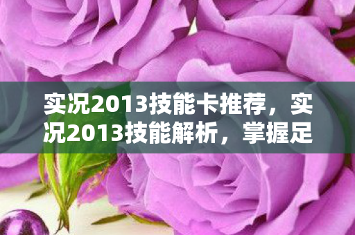 实况2013技能卡推荐图片