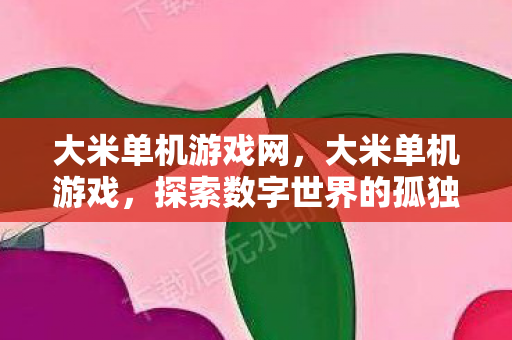 大米单机游戏网，大米单机游戏，探索数字世界的孤独之旅