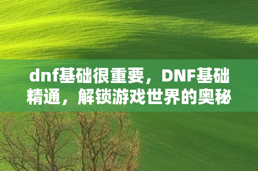 解锁游戏世界的奥秘图片