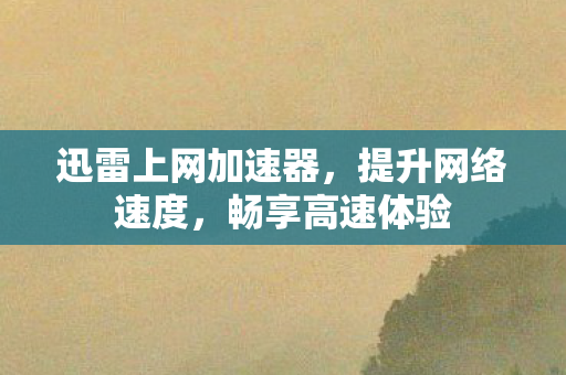 迅雷上网加速器图片