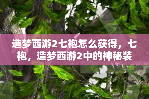 造梦西游2七袍怎么获得图片