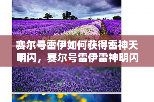 赛尔号雷伊如何获得雷神天明闪图片