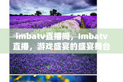 imbatv直播间，Imbatv直播，游戏盛宴的盛宴舞台