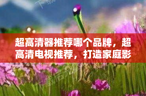 打造家庭影院级观影体验图片