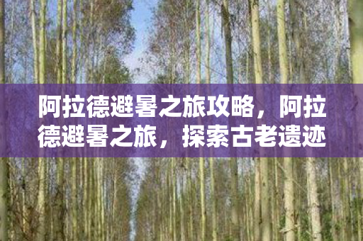 探索古老遗迹的清凉秘境图片