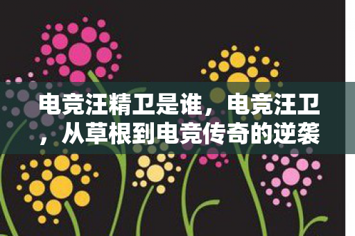 从草根到电竞传奇的逆袭之路图片