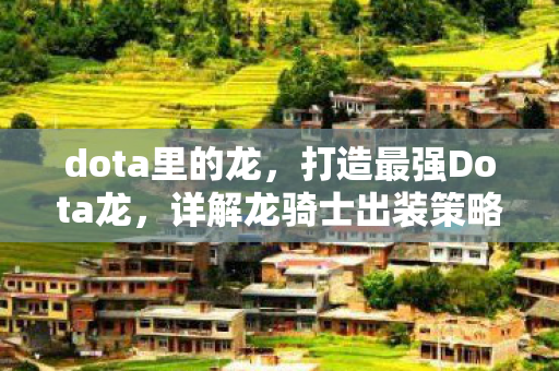 打造最强Dota龙图片