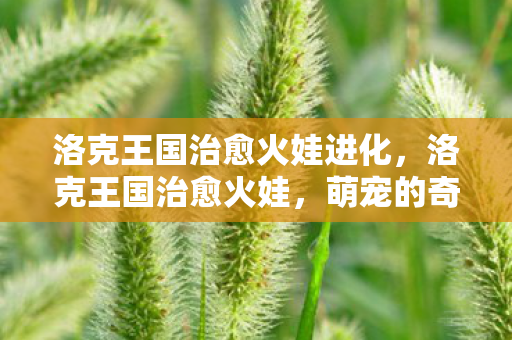 洛克王国治愈火娃进化图片