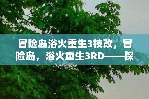冒险岛浴火重生3技改图片