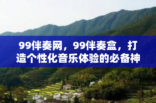 打造个性化音乐体验的必备神器图片