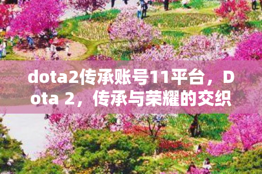 dota2传承账号11平台图片