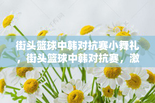 街头篮球中韩对抗赛小舞礼图片