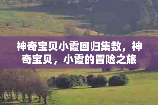 神奇宝贝小霞回归集数图片