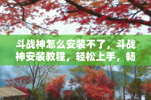 斗战神怎么安装不了图片