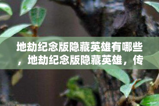 地劫纪念版隐藏英雄有哪些图片