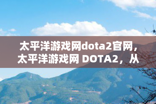 太平洋游戏网dota2官网，太平洋游戏网 DOTA2，从入门到精通的全面指南
