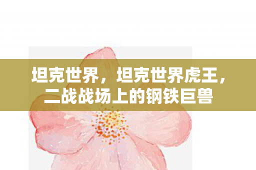 二战战场上的钢铁巨兽图片