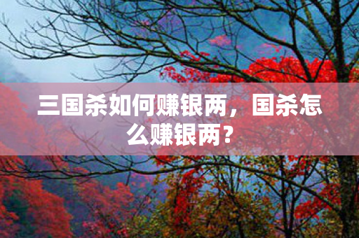 三国杀如何赚银两图片