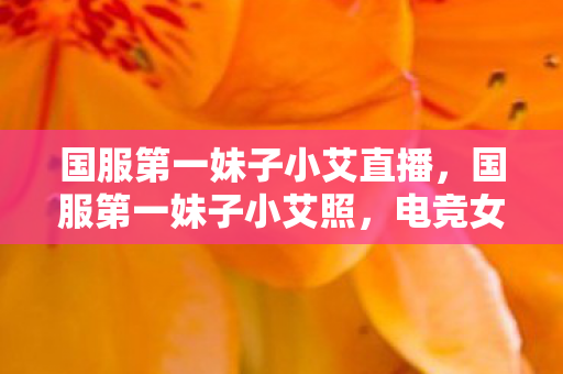 国服第一妹子小艾直播图片