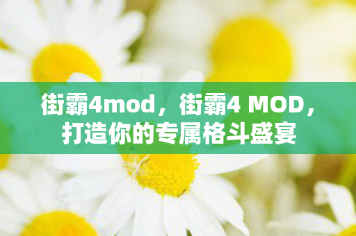 打造你的专属格斗盛宴图片