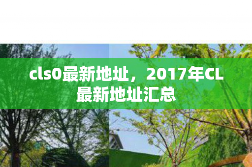 2017年CL最新地址汇总图片