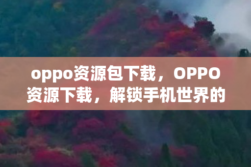 oppo资源包下载，OPPO资源下载，解锁手机世界的无限可能