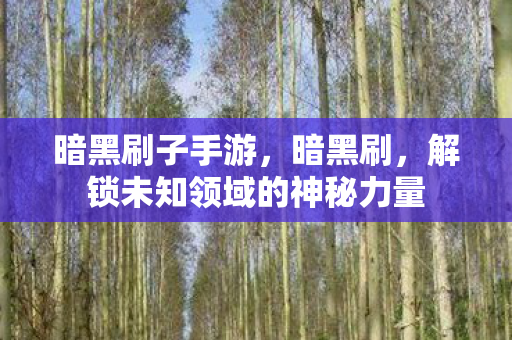 解锁未知领域的神秘力量图片