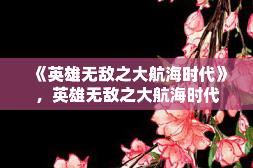 英雄无敌之大航海时代图片