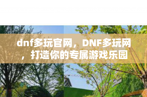 打造你的专属游戏乐园图片