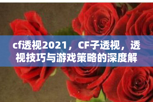 透视技巧与游戏策略的深度解析图片