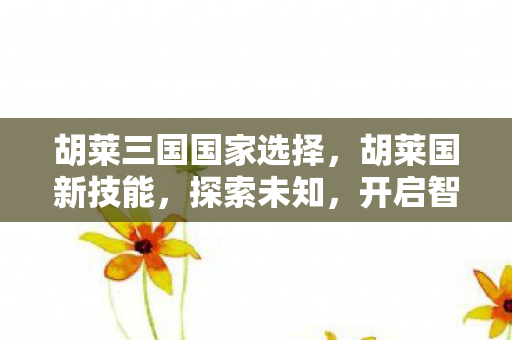 胡莱三国国家选择图片