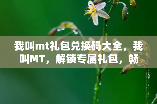 我叫mt礼包兑换码大全图片