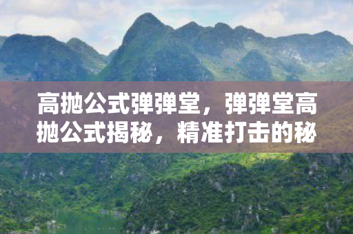 弹弹堂高抛公式揭秘图片