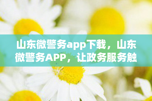 山东微警务app下载图片