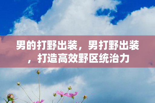 打造高效野区统治力图片