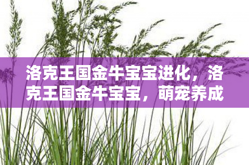 洛克王国金牛宝宝进化图片