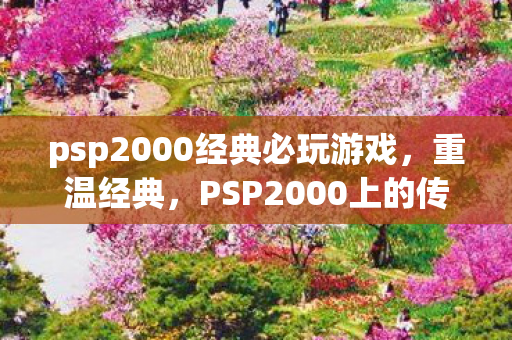 psp2000经典必玩游戏图片