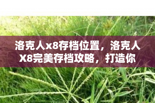 洛克人X8完美存档攻略图片