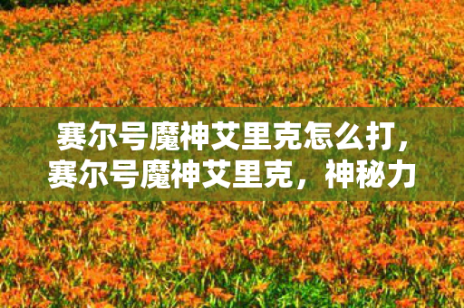 赛尔号魔神艾里克怎么打图片