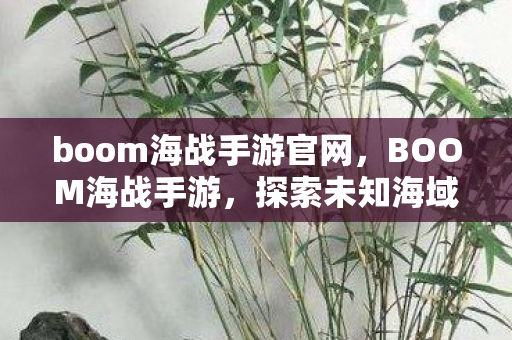 探索未知海域的冒险之旅图片