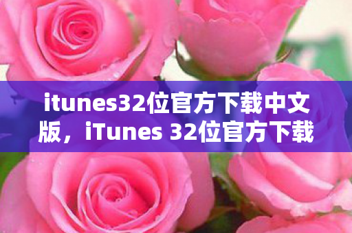 itunes32位官方下载中文版图片